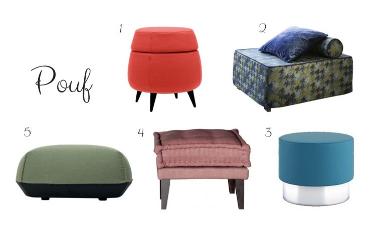 Pouf: come e dove utilizzarlo nell’arredo