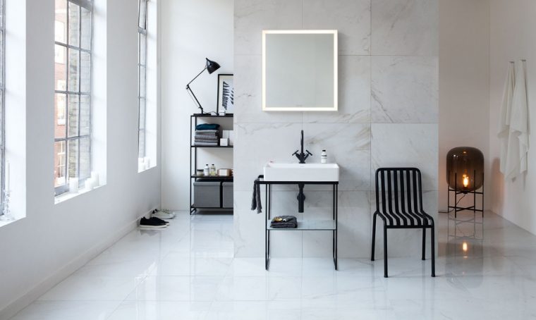 Lavabi free-standing e a parete per bagni minimal