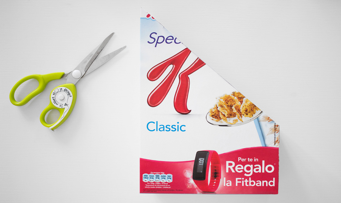 da scatola di cereali a portariviste