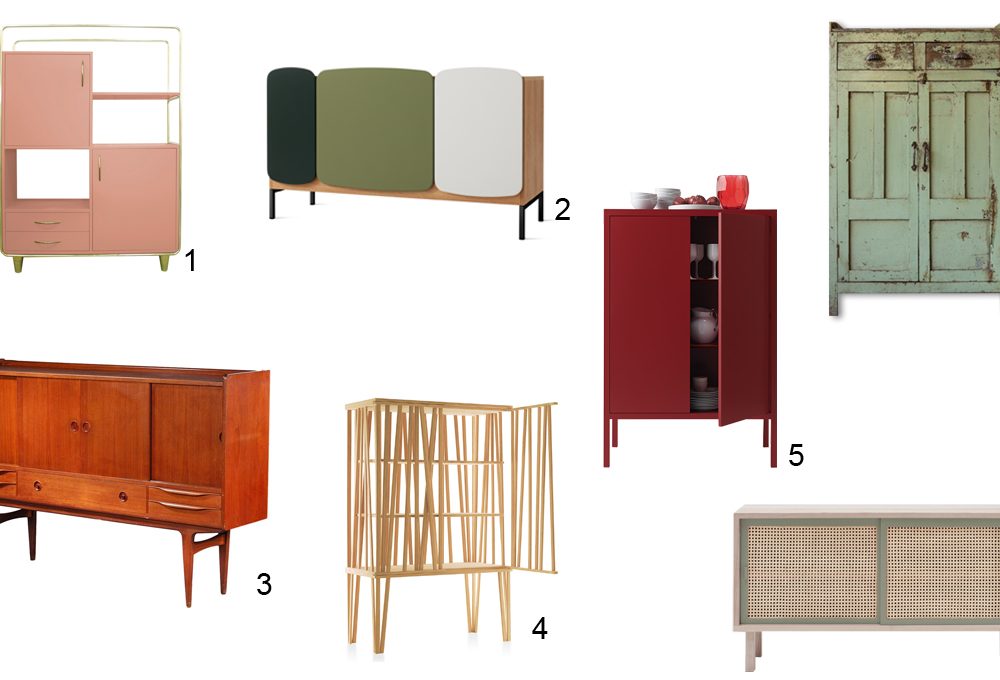 7 credenze tra vintage e design contemporaneo