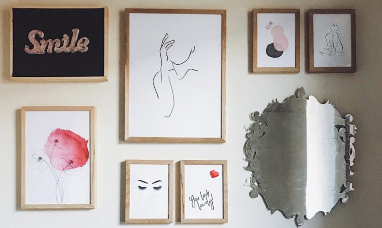 6 consigli per decorare le pareti con una ‘gallery wall’