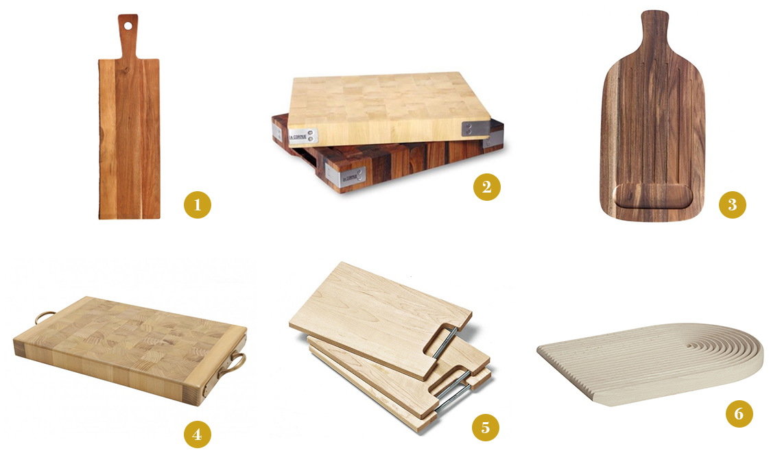 taglieri in legno per la cucina