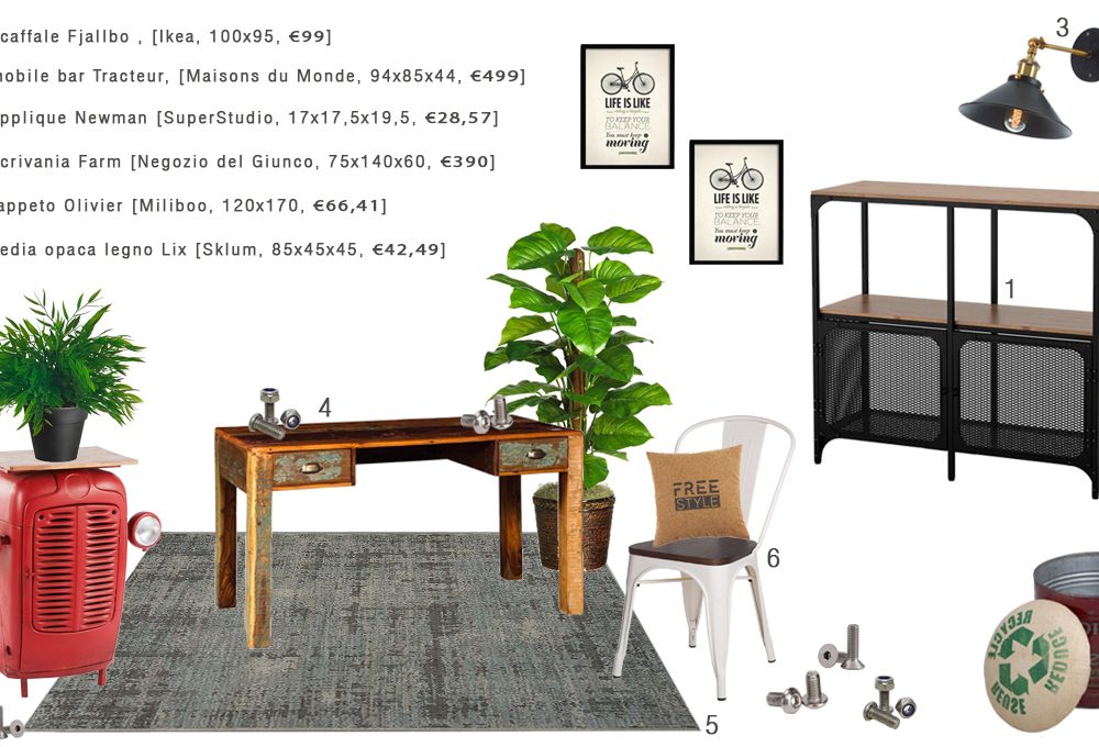 Come arredare lo studio in stile industriale