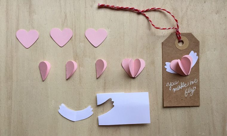 Come realizzare un chiudi pacco a forma di cuore