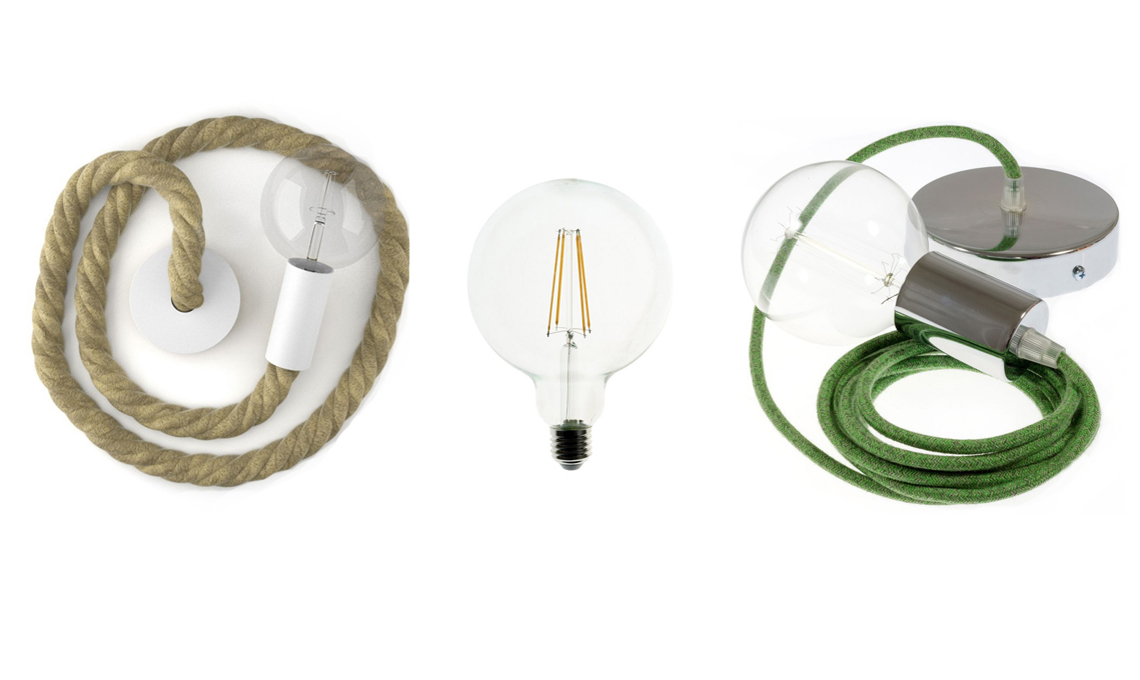 lampada stile industriale