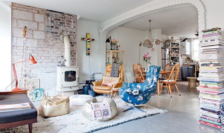 Mix curiosi per una casa in stile romantico e kitsch