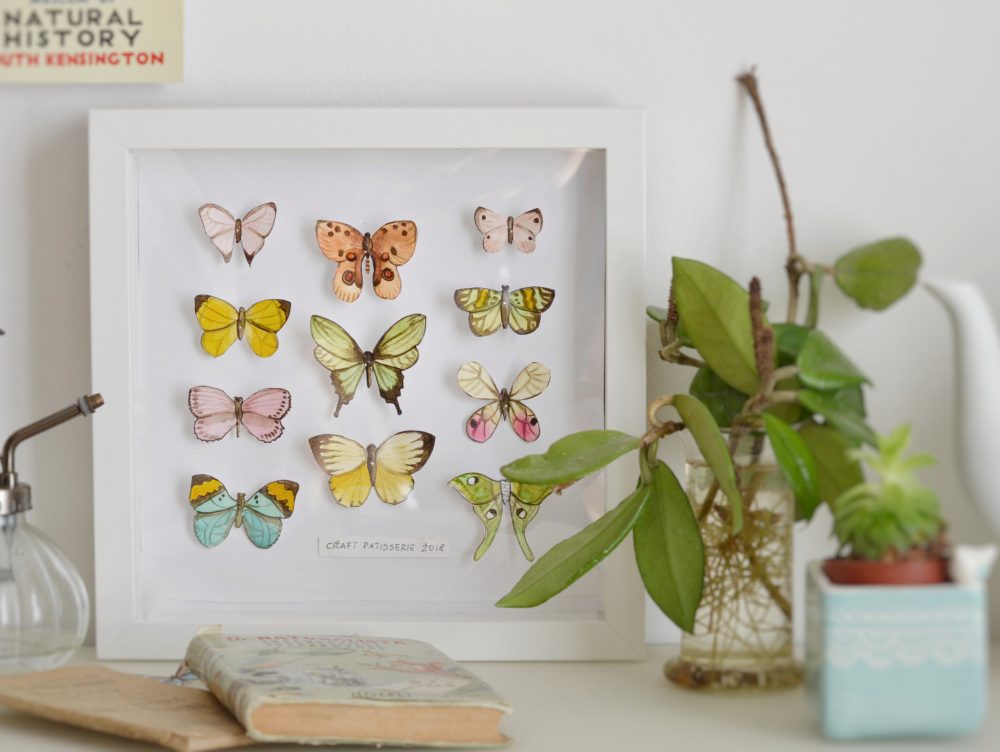 Come realizzare una falsa teca entomologica decorativa