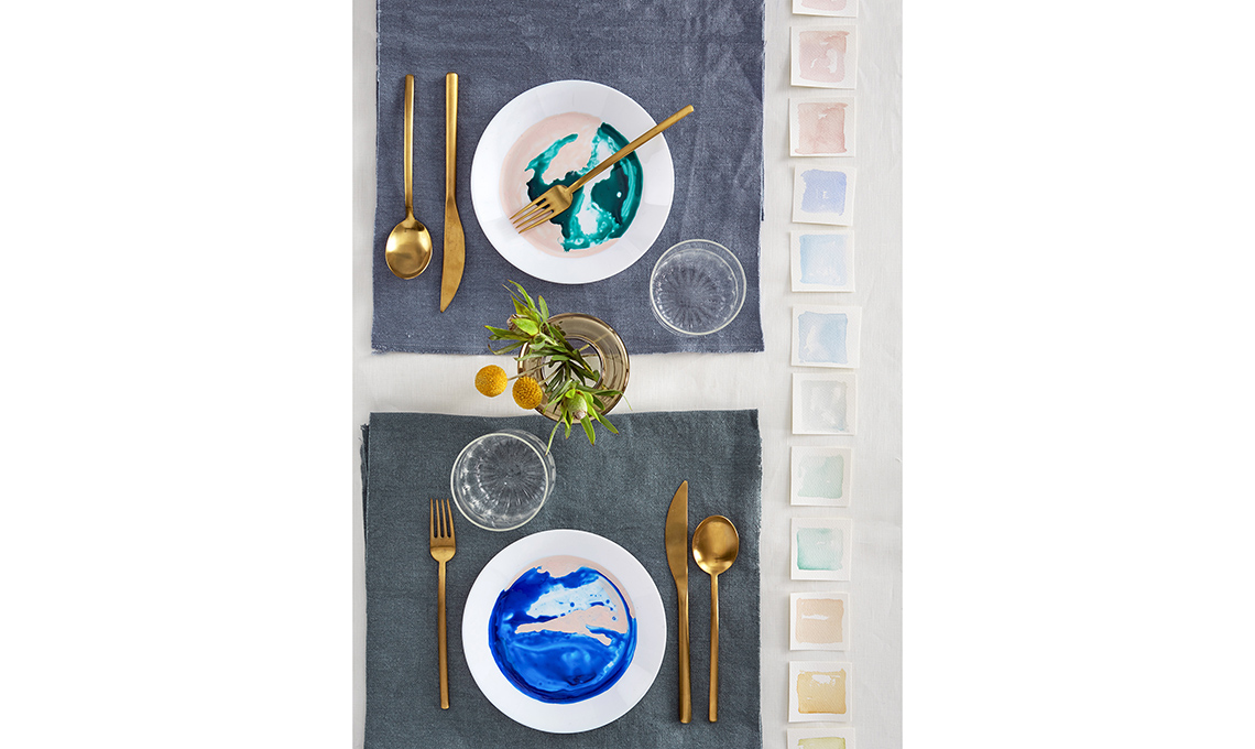 decorare fai da te con acquarello