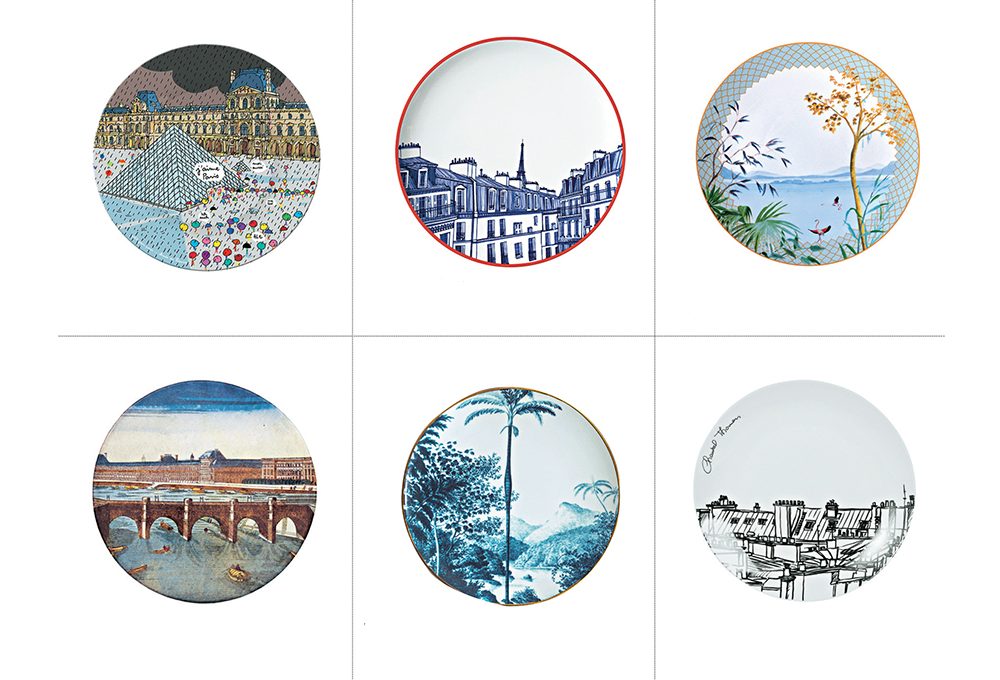 I piatti come elemento decorativo