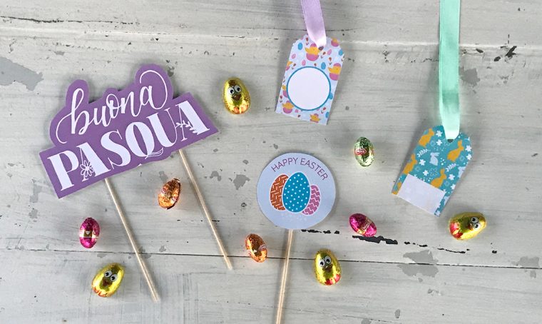Decorazioni e tags stampabili per Pasqua