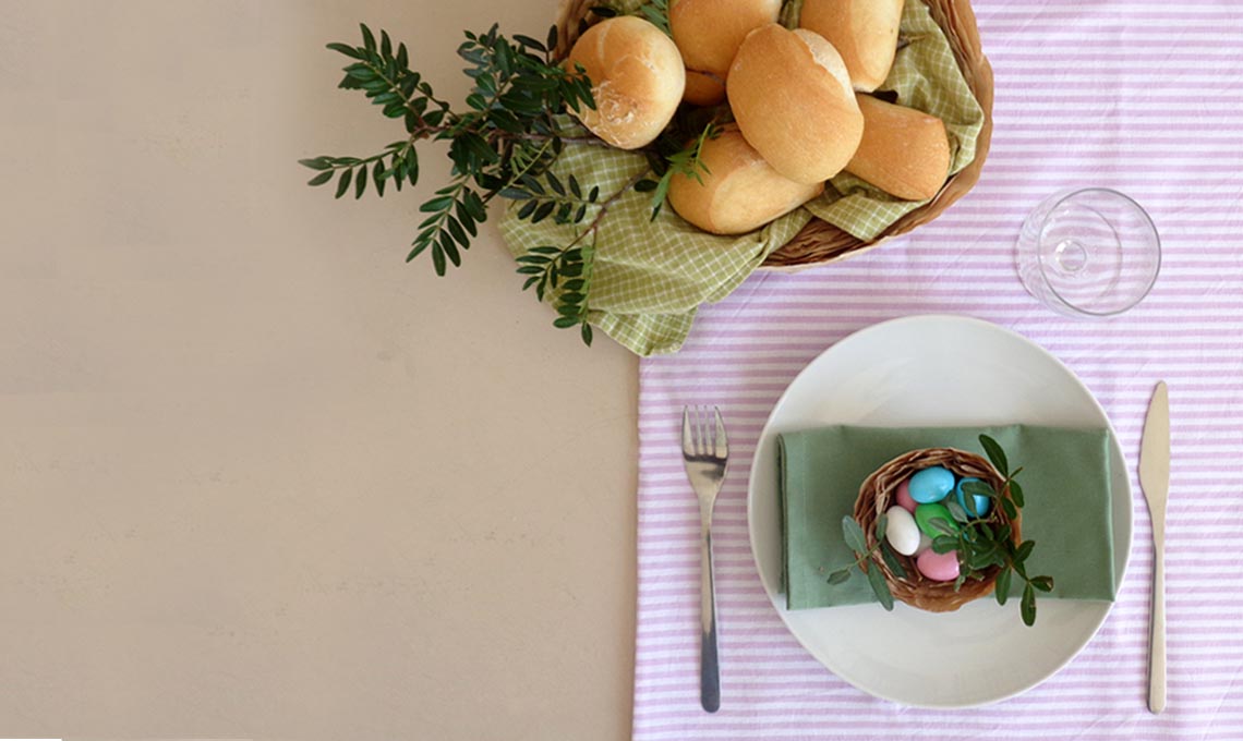nidi di carta per pasqua