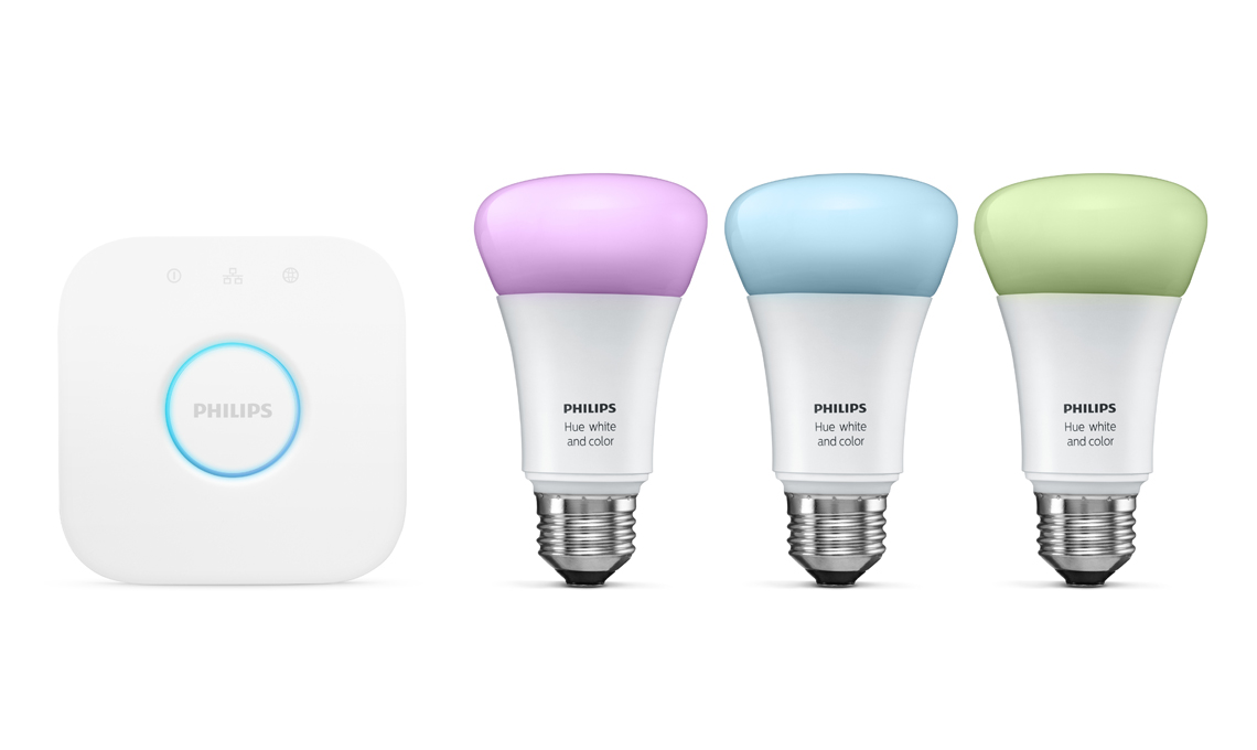 Le lampadine Philips sono un ottimo esempio di dispositivi smart, per l'efficacia e l'immediatezza d'uso.