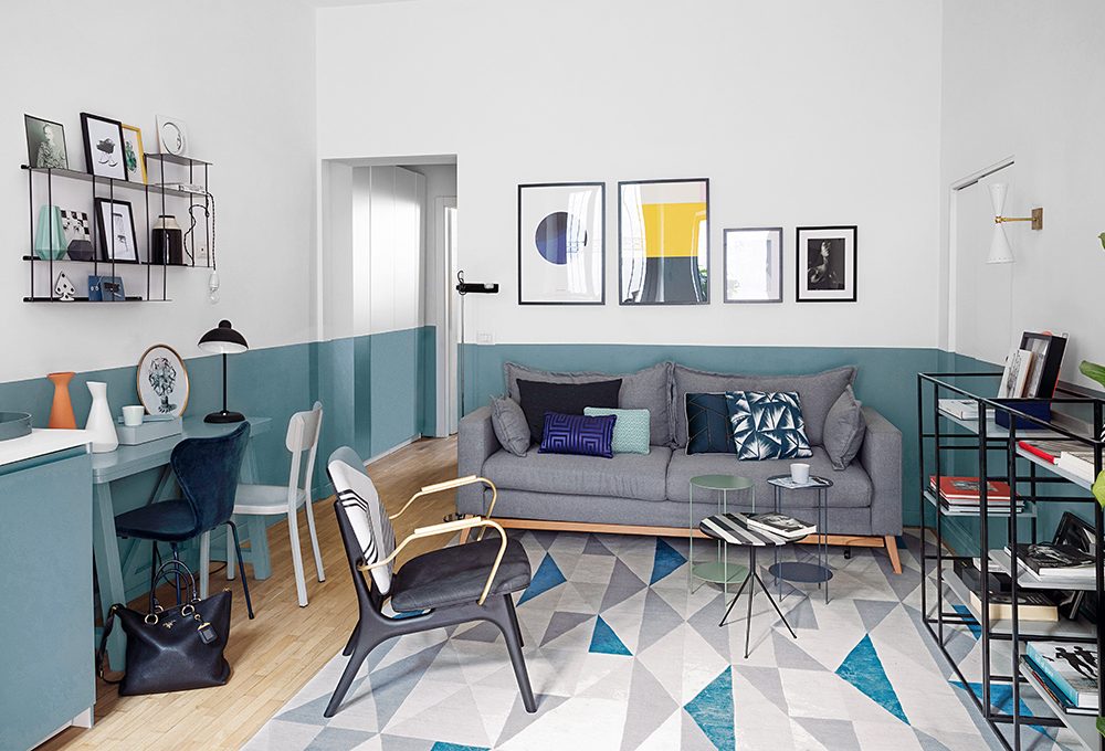 Prima & Dopo: relooking low cost con la boiserie dipinta