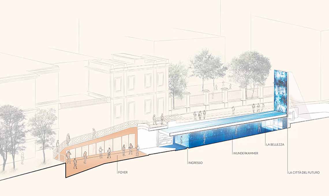 L'installazione Aqua, di Marco Balich e dedicata a Leonardo, è il consiglio di Francesca Peratoni (ArchitettaMi).