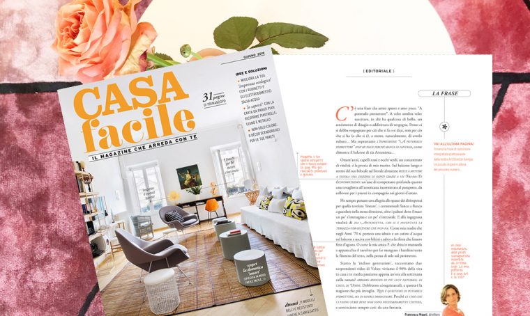 CasaFacile di giugno 2019: l’editoriale del direttore