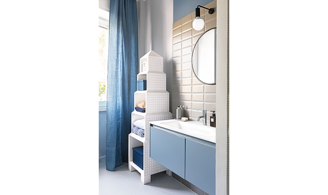 bagno azzurro dopo
