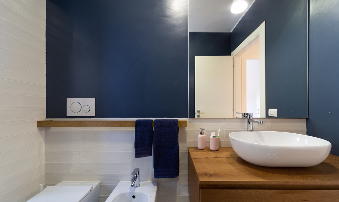 bagno blu
