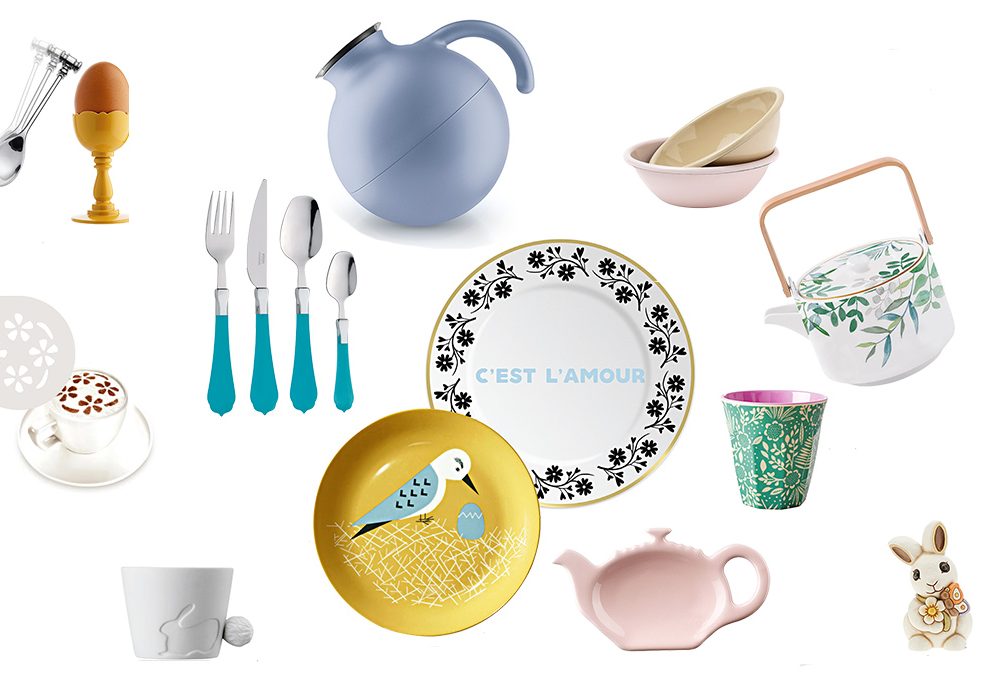 Mise en place per il brunch primaverile