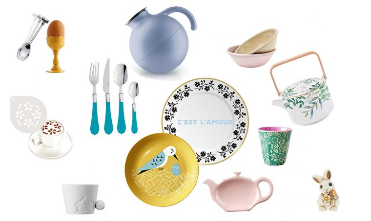 Mise en place per il brunch primaverile