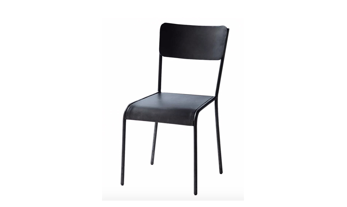 sedia metallo stile industriale