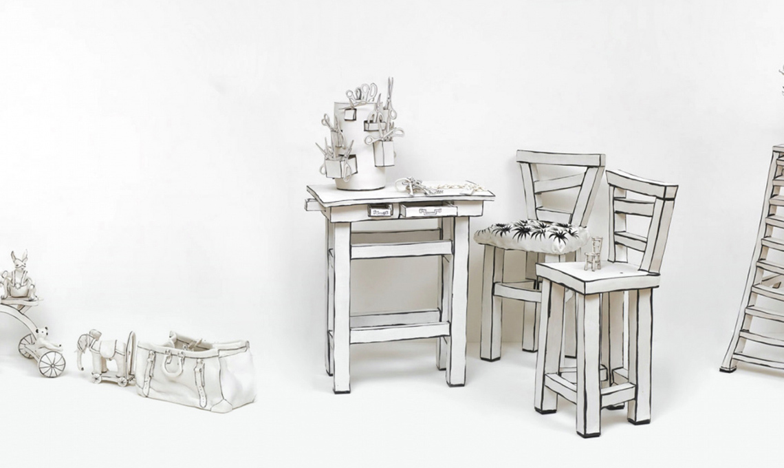 ceramiche in bianco e nero