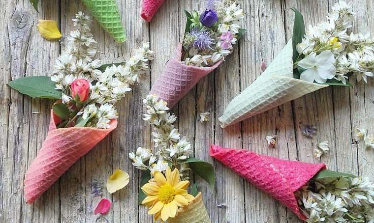 Come realizzare le cialde colorate