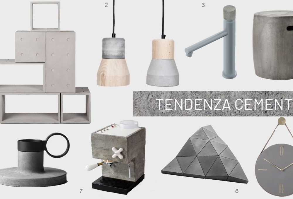 Tendenza cemento: : 8 idee shopping