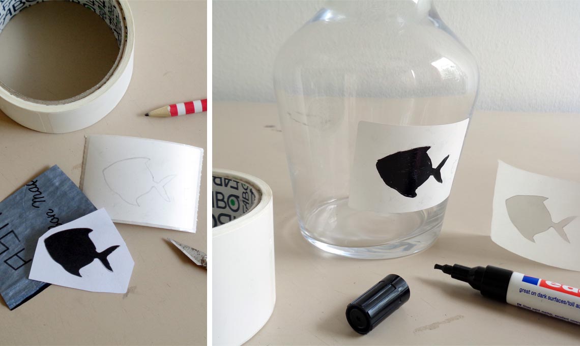 bottiglie decorate