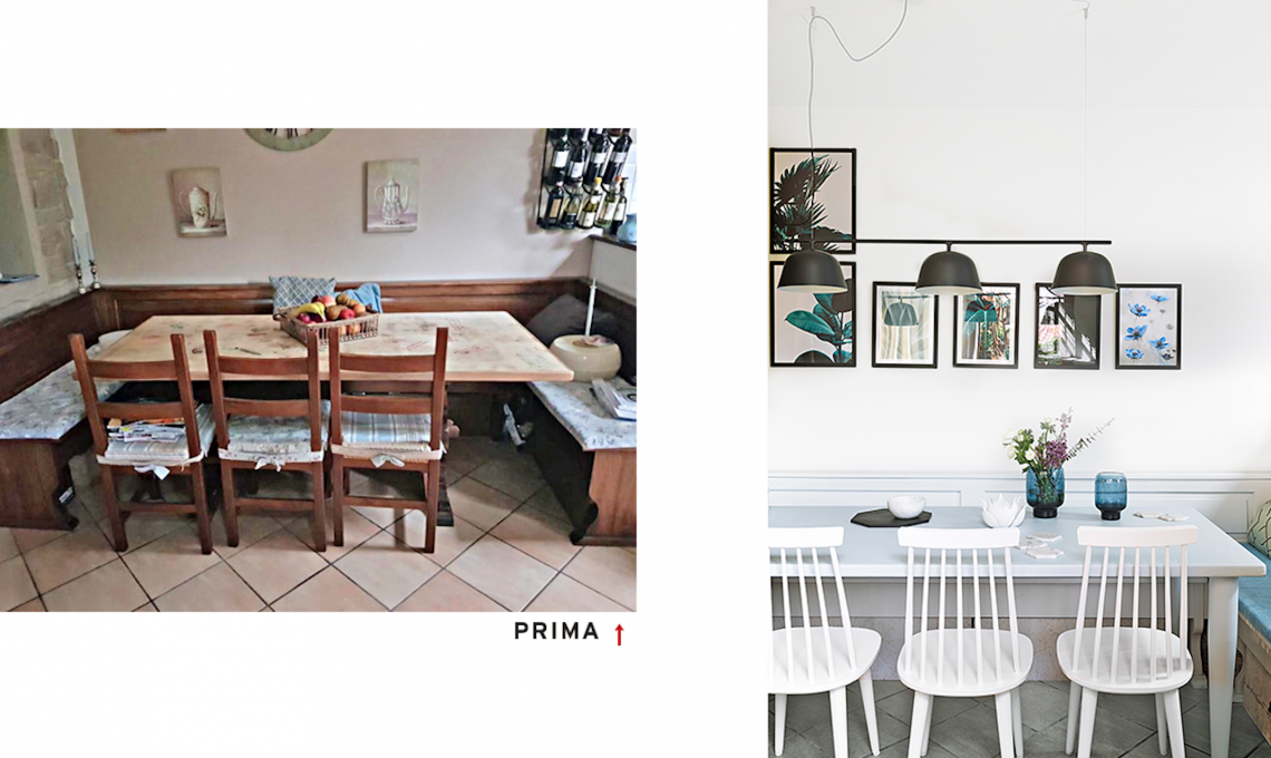 restyling cucina con colore