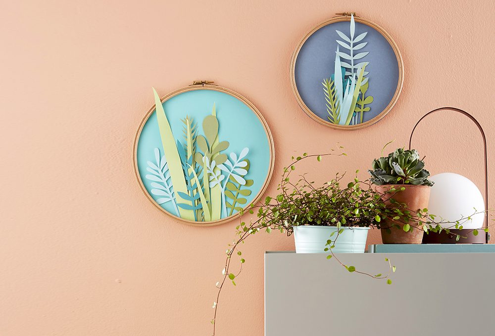 Paper art: i quadretti botanici