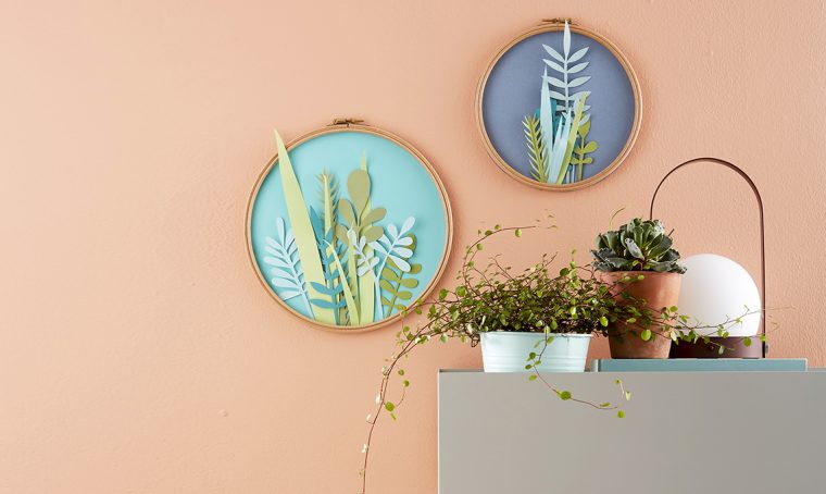 Paper art: i quadretti botanici