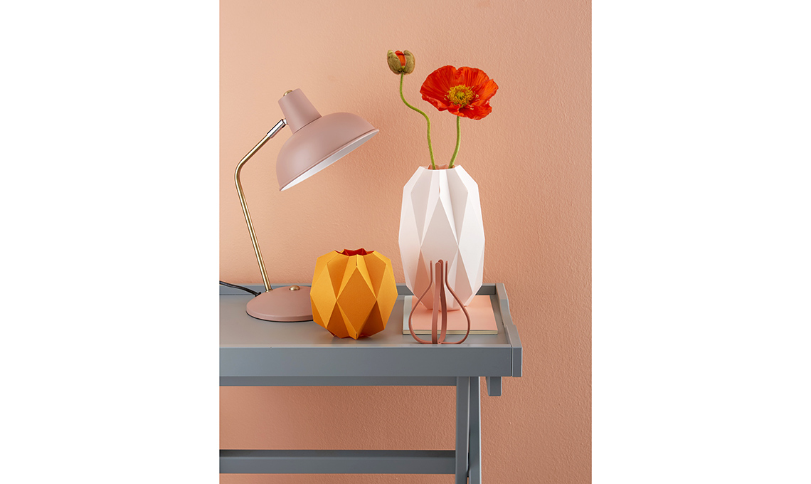 vaso origami piegature 3d folding