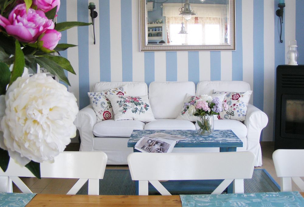 Una casa al mare arredata in stile Shabby