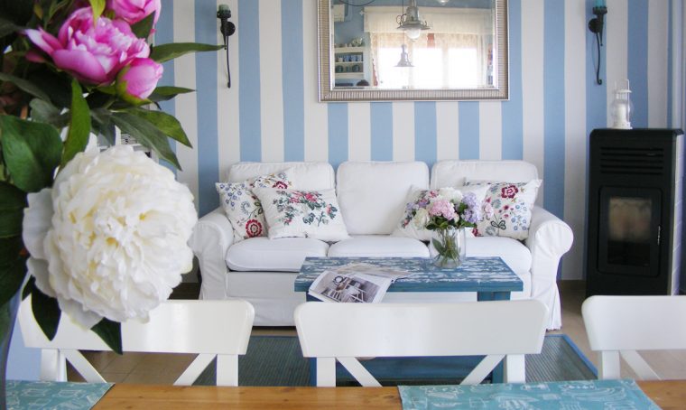 Una casa al mare arredata in stile Shabby