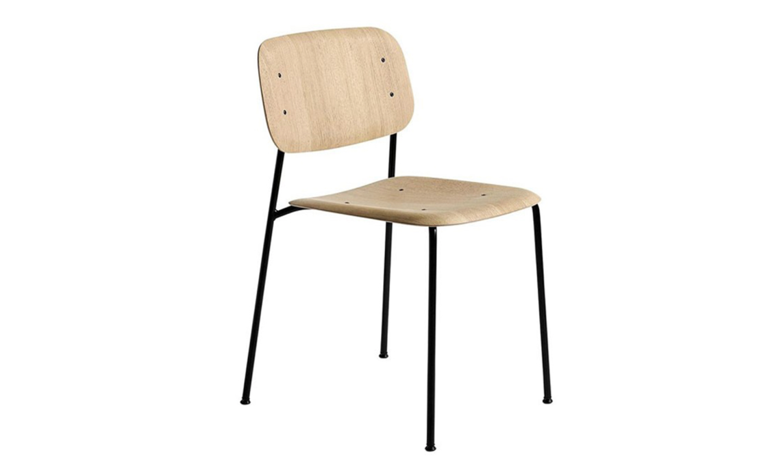 Sedia legno e metallo