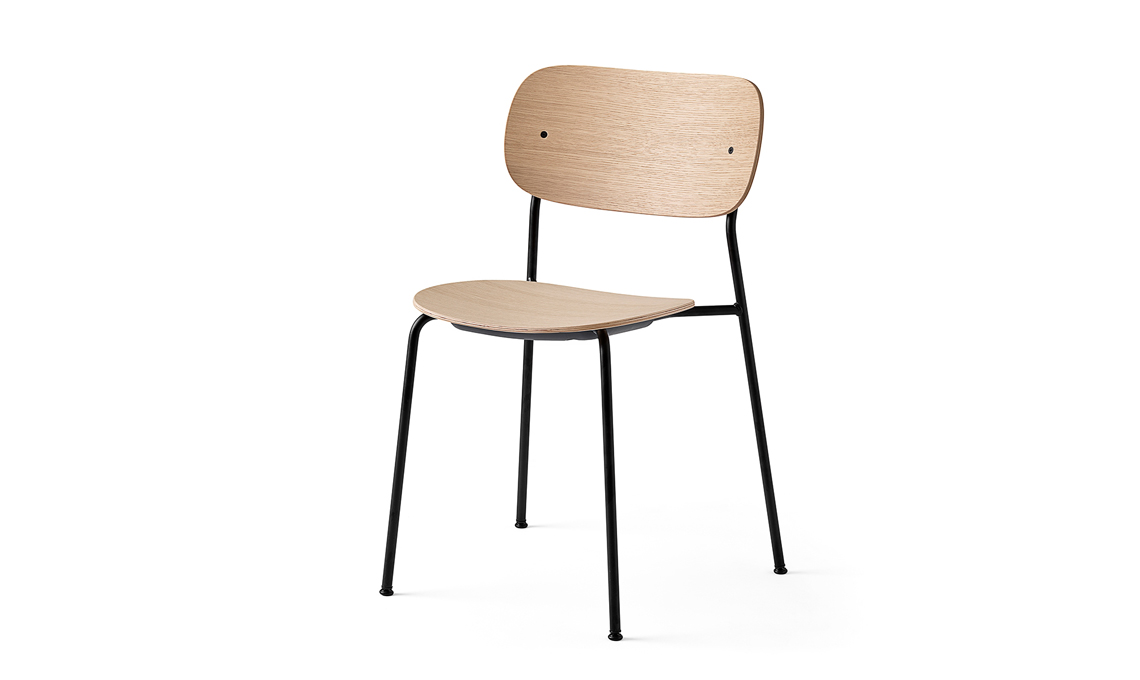 sedia legno e metallo