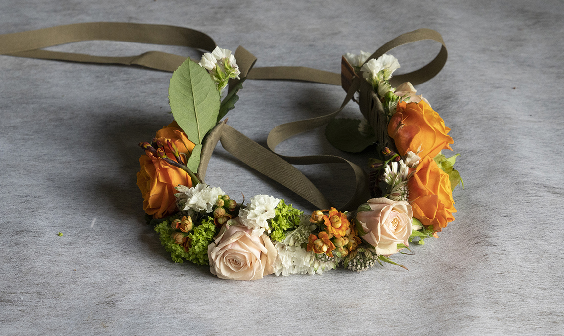 coroncina di fiori