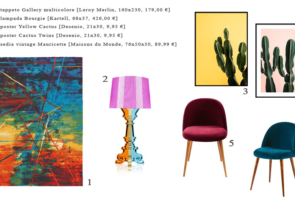 6 idee per arredare con il colore