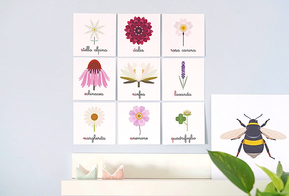 Decorare la cameretta con le nomenclature botaniche