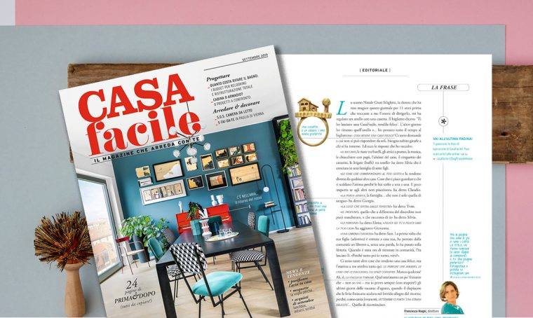 CasaFacile di settembre 2019: l’editoriale del direttore