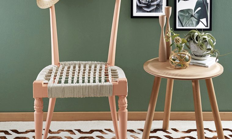 Come si recupera la sedia realizzando una seduta in macramè
