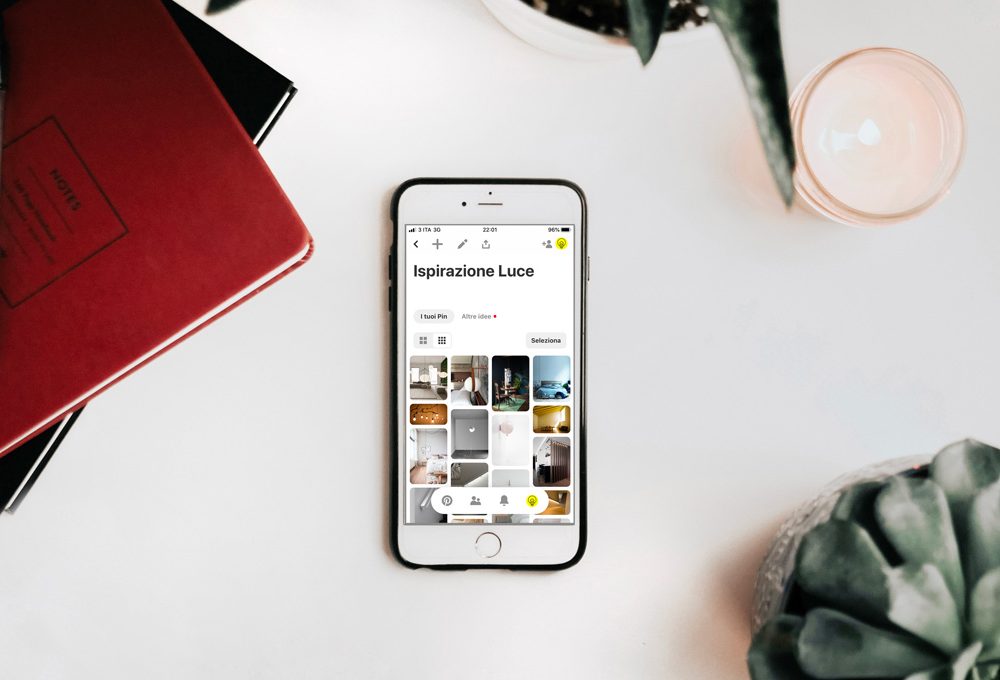 Illuminazione: come creare il tuo archivio su Pinterest