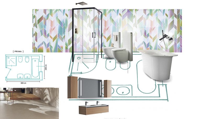 Relooking di un bagno maxi