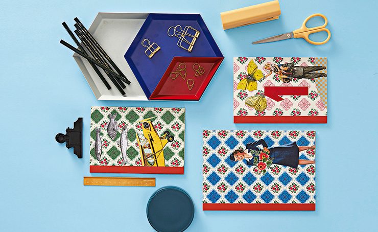 Collage: realizza i quaderni in stile vintage