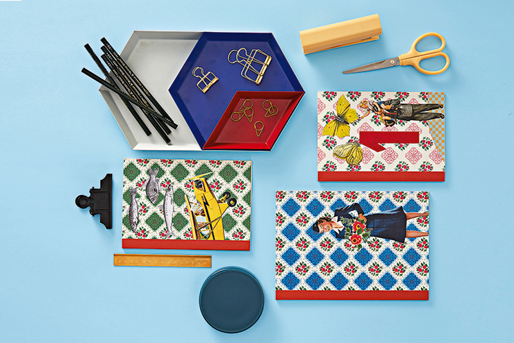 Collage: realizza i quaderni in stile vintage