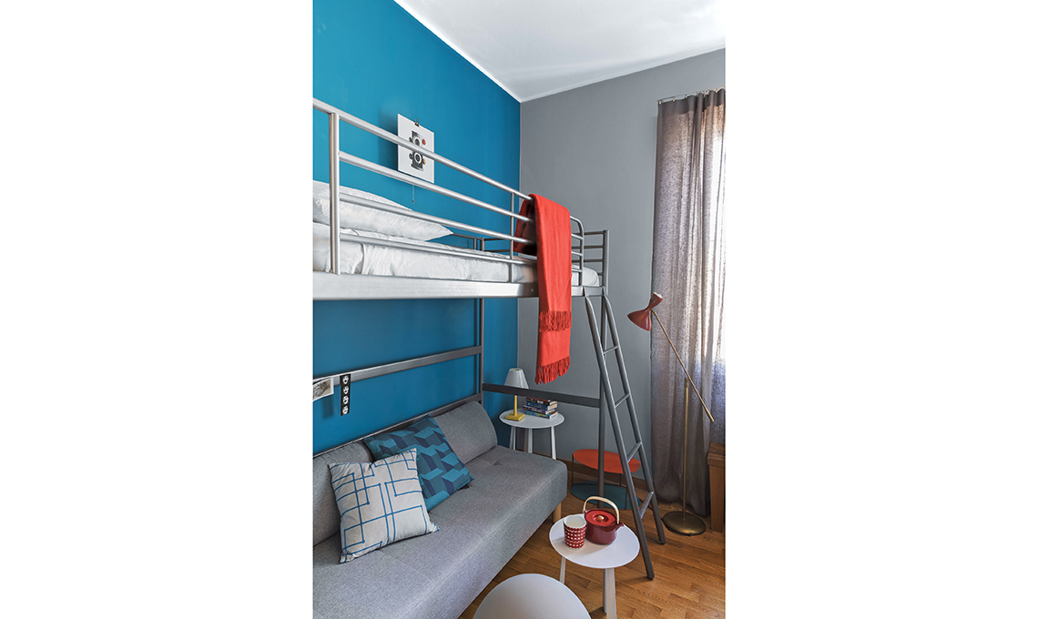 casa prima e dopo letto a soppalco