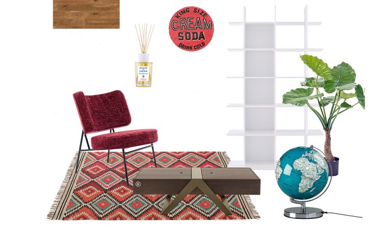 Arredare il soggiorno in stile vintage