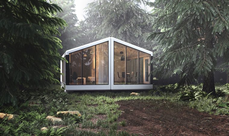 La casa prefabbricata è stampata in 3D