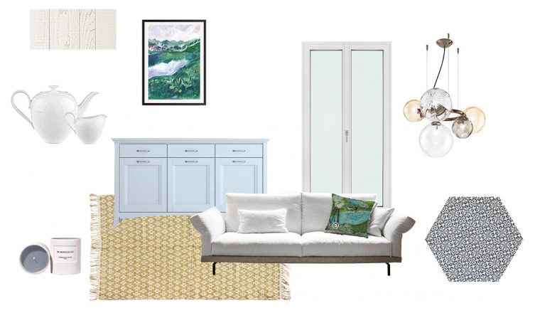 Arredare il living in stile nordic sweet