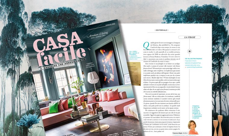 CasaFacile di gennaio 2020: l’editoriale del direttore
